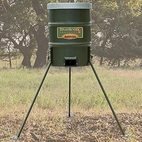 Amazon Com Texas Hunter 300lb Barrel Protein Feeder Model