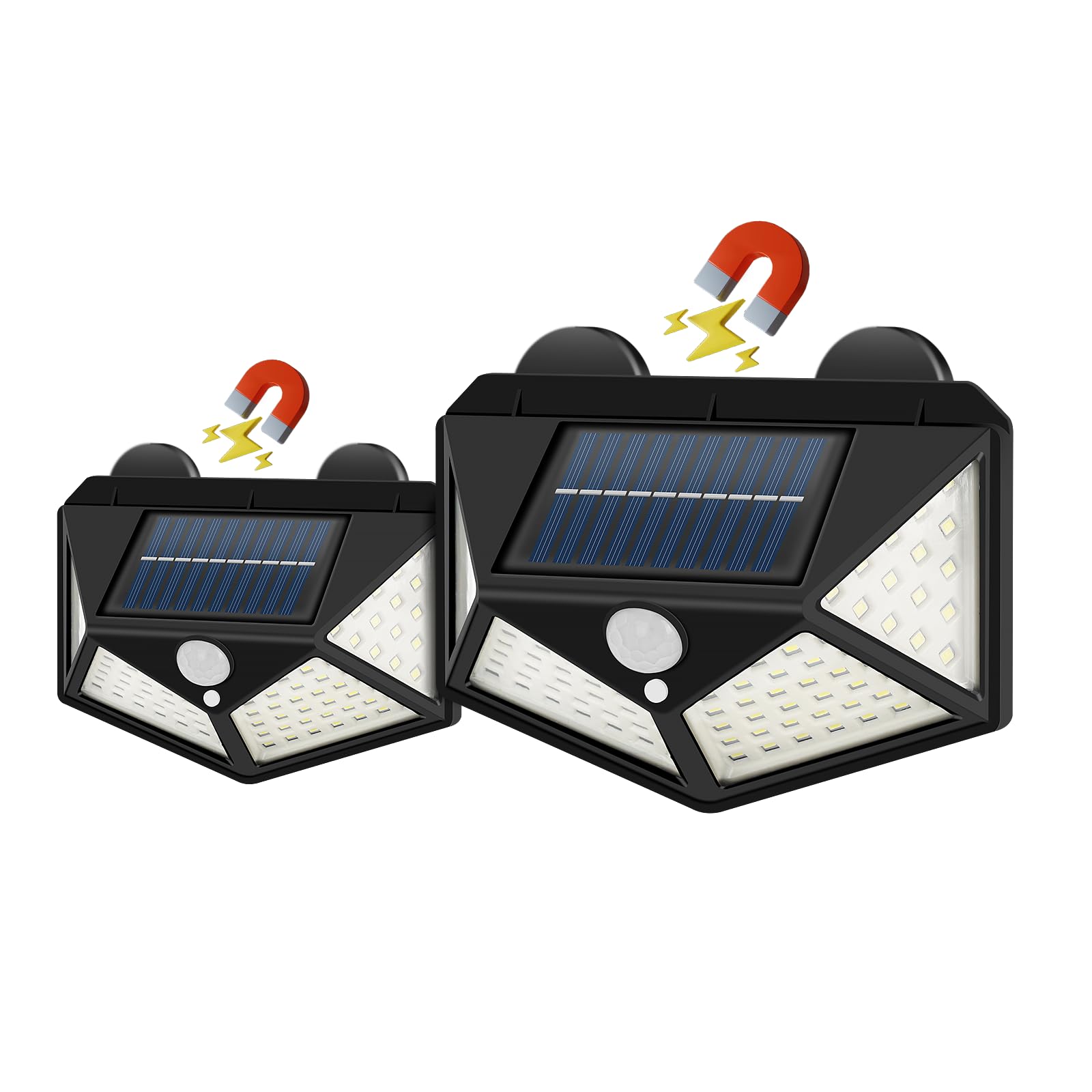 Photo 1 of Hifor Solar RV Lights, RV Exterior Lights, RV Outdoor Lights Magnetic Motion Sensor Lights Waterproof for RV, Camper, Caravan, Trailer (2 Pack)