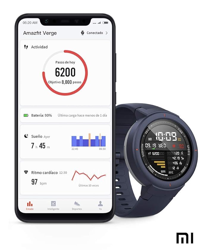Amazfit Verge Xiaomi Smartwatch Deportivo - Reloj Deportivo GPS ...