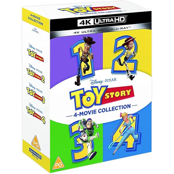 Amazon.com: Disney and Pixar's Toy Story 1-4 UHD Collection [Blu