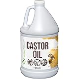 Castor Oil Pure Carrier Oil - Cold Pressed Castrol Oil for Essential Oils Mixing Natural Skin Moisturizer Body & Face, Eyelas