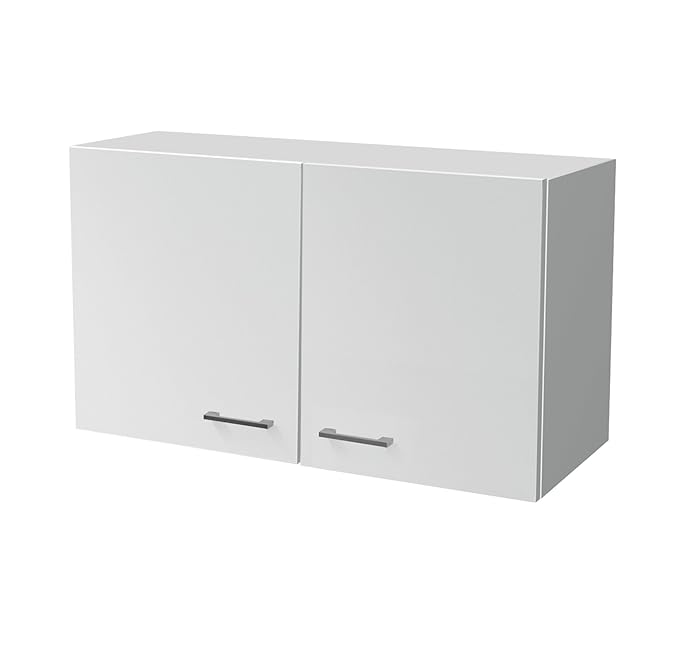Flex-Well Küchen-Hängeschrank LUCCA | Oberschrank vielseitig einsetzbar | 2-türig | Breite 100 cm | Weiß