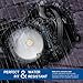 Hyperikon Round Black Junction Outlet Box, 3/4