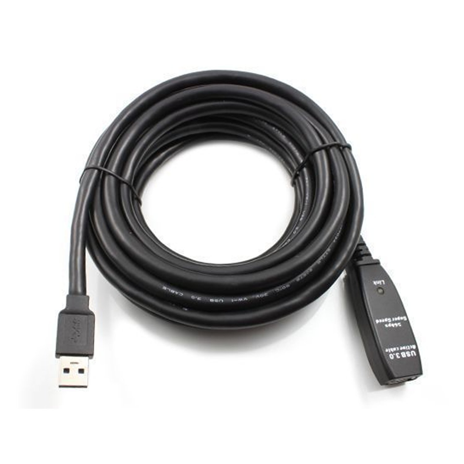 Photo 1 of TECHTOO USB Extension Cable 16 Feet (5 Meter) USB 3.0 Active Cable Repeater Type A Male to A Female with Built-in Signal Booster Chips