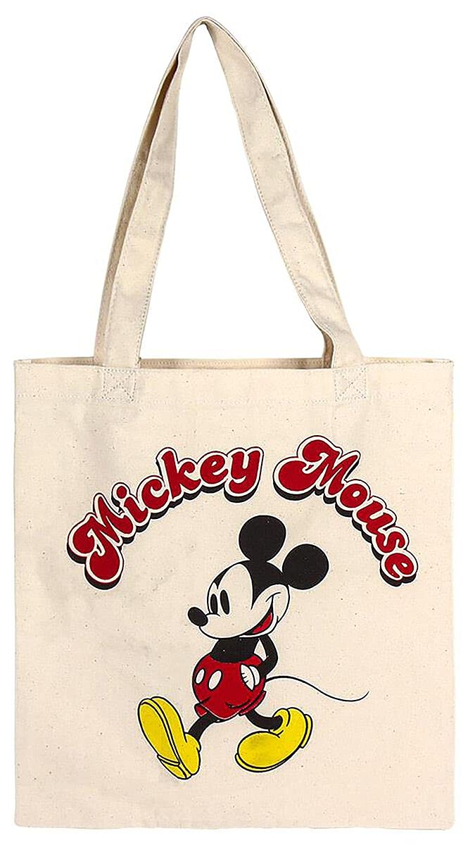Cerdá Unisex Kids Bolso Asas Algodón Mickey Mickey Cotton Handle Bag Not Applicable, Multi, 36.7 Xx 40.0 Xx 0.1 cm