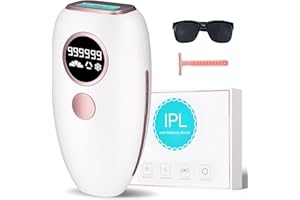 YOEYOU [20J Energy] Laser Hair Removal for Women & Men, IPL Laser Hair Removal with Virtually Painless Ice-cooling, 999999 Flashes Permanent Laser Hair Removal - Lasting Hair Regrowth Reduction