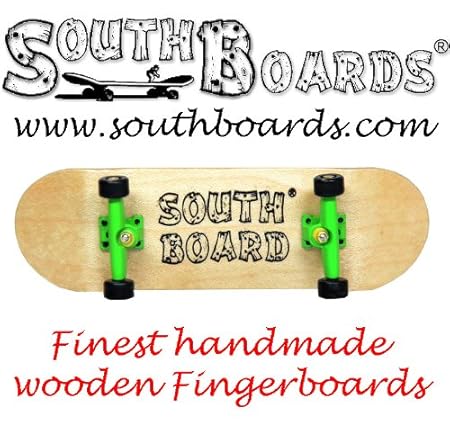 Komplett Fingerskateboard N/GR/SWZ SOUTHBOARDS® Handmade Wood Fingerboard Echtholz