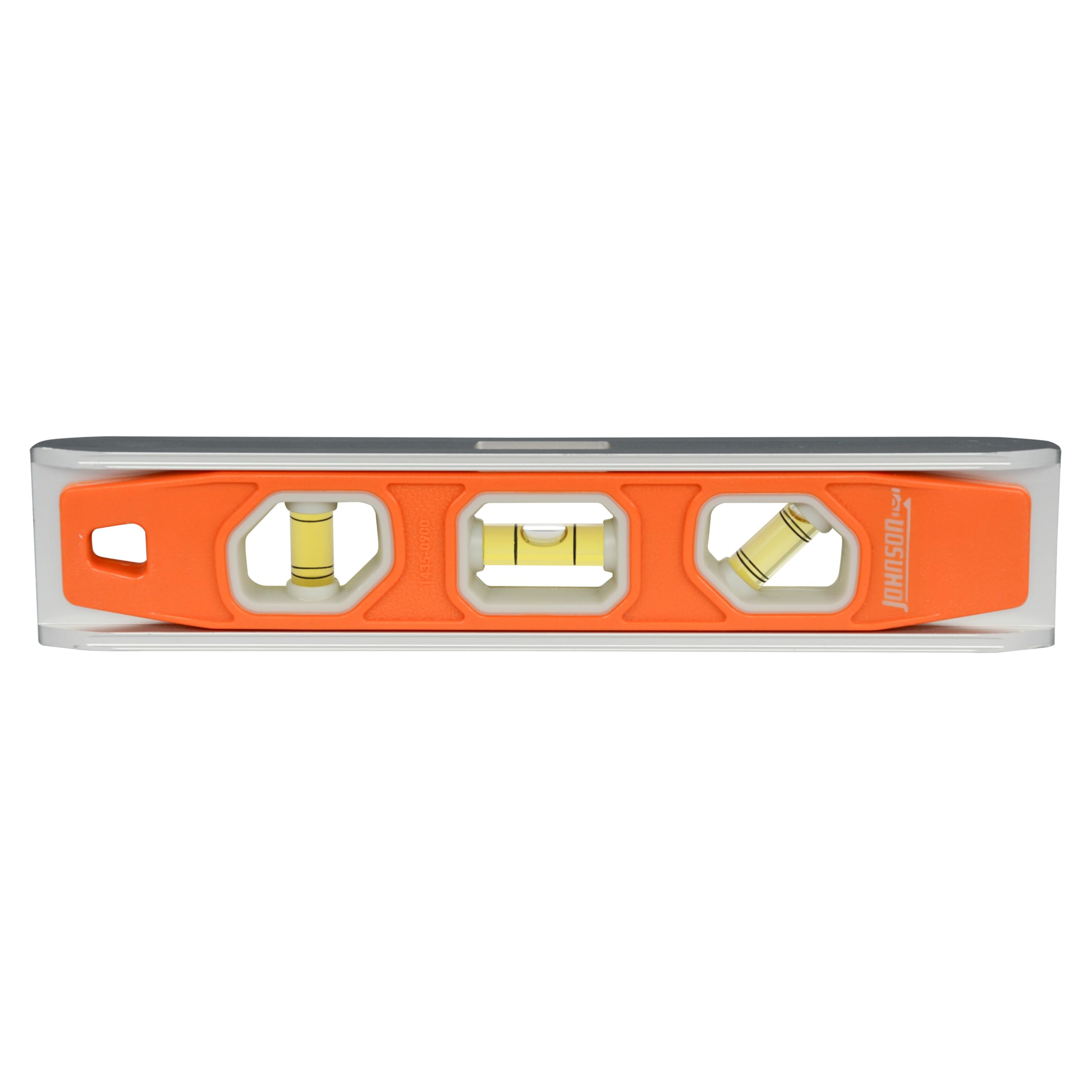 Johnson Level & Tool 1435-0900 Magnetic Glo-View Torpedo Level, 9", Orange