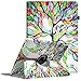 Fintie Rotating Case - 2017/2015 iPad Pro 12.9 inch (Old Model) 1st & 2nd Gen Case, 360 Degree Swiveling Stand Protective Back Cover, Supports Auto Wake/Sleep, Love Tree