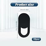 Himwein 25 Pcs Ultra Thin Camera Cover Slider for Laptop Phone Tablet Privacy view 2