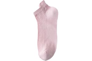 Nexuscribe 2 Pairs Women Viscose Ankle Socks Low Cut Thin Lightweight Hollow Mesh Soft Breathable Solid High Elastic Socks