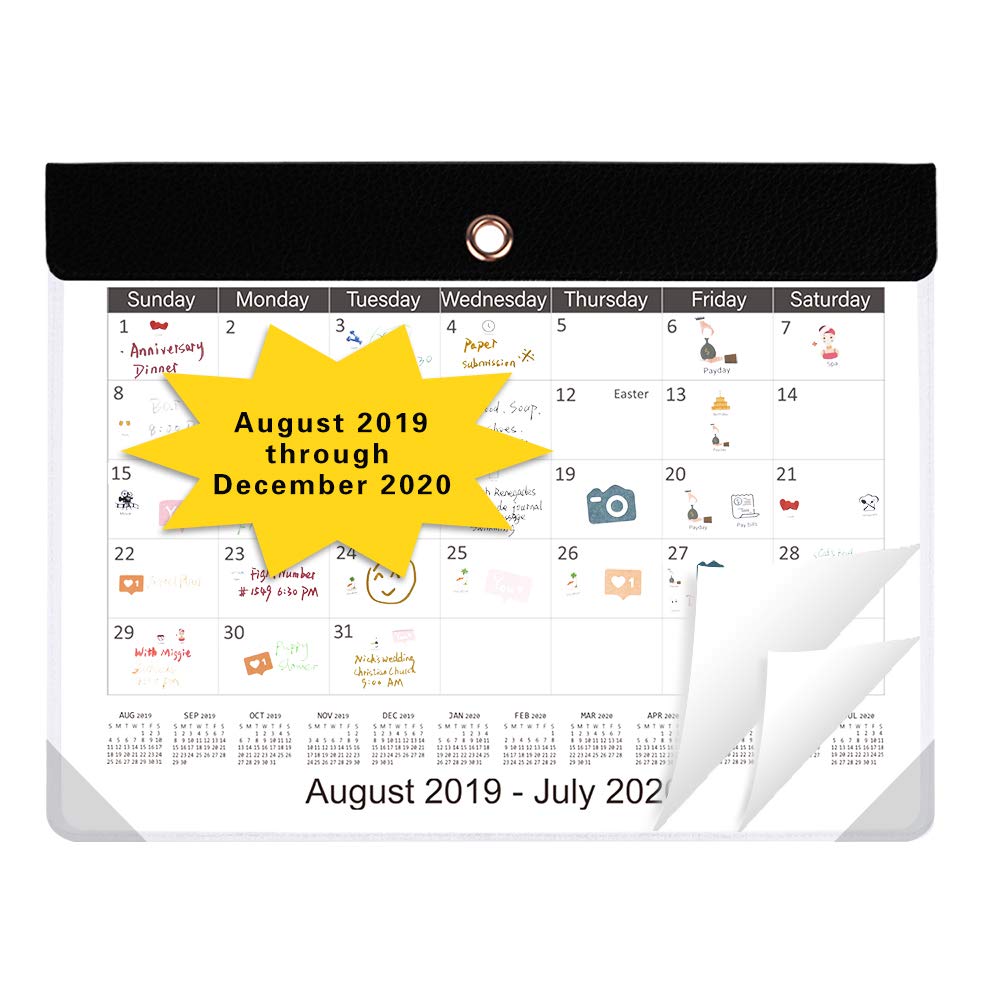 Best leather desk calendar holder