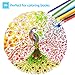 120 Colors Gel Pen Refills innhom Gel Ink Refills for Adult Coloring Books Crafting Doodling Scrapbooking Drawing- Glitter Metallic Pastel Neon Swirl Standard Colors