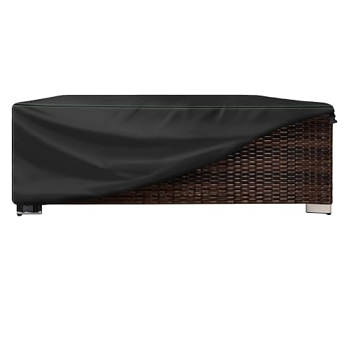 NEVERLAND Garden Furniture Covers Waterproof, 242x182x100cm Tear Resistant Oxford Fabric Furniture Covers for Outside, Waterproof, Anti-UV 210D Oxford Fabric Garden Rattan Sofa Set Patio Table