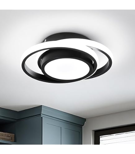 Meridian 22-Inch LED Chandelier - Modern White Dimmable Ceiling Light Fixture For Dining Room & Living