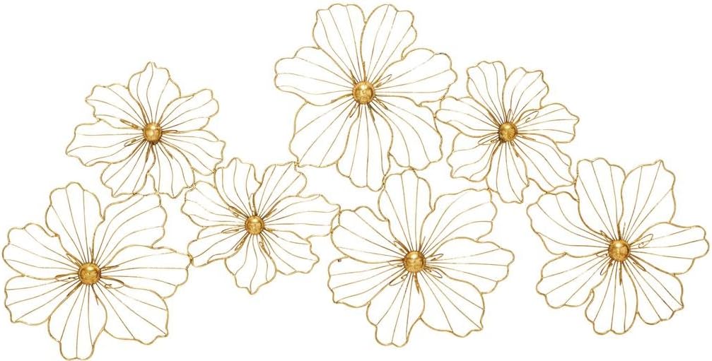 Deco 79 58516 Metal Wall Decor