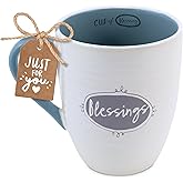 Lighthouse Christian Products Inspirational Coffee Cup Drinking Mug 14 Ounce Ceramic Cup of Blessing