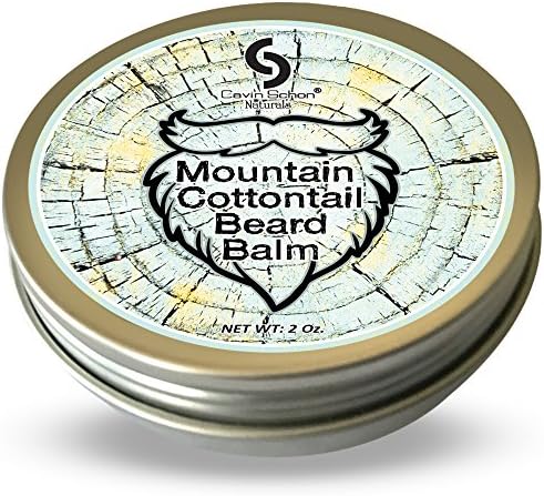 2 oz Mountain Cottontail Beard Balm All Natural, Handmade Packed with Conditioning, Softening, Nourishing, strengthening Qualities. As Well as reducing Itch and beardruff.