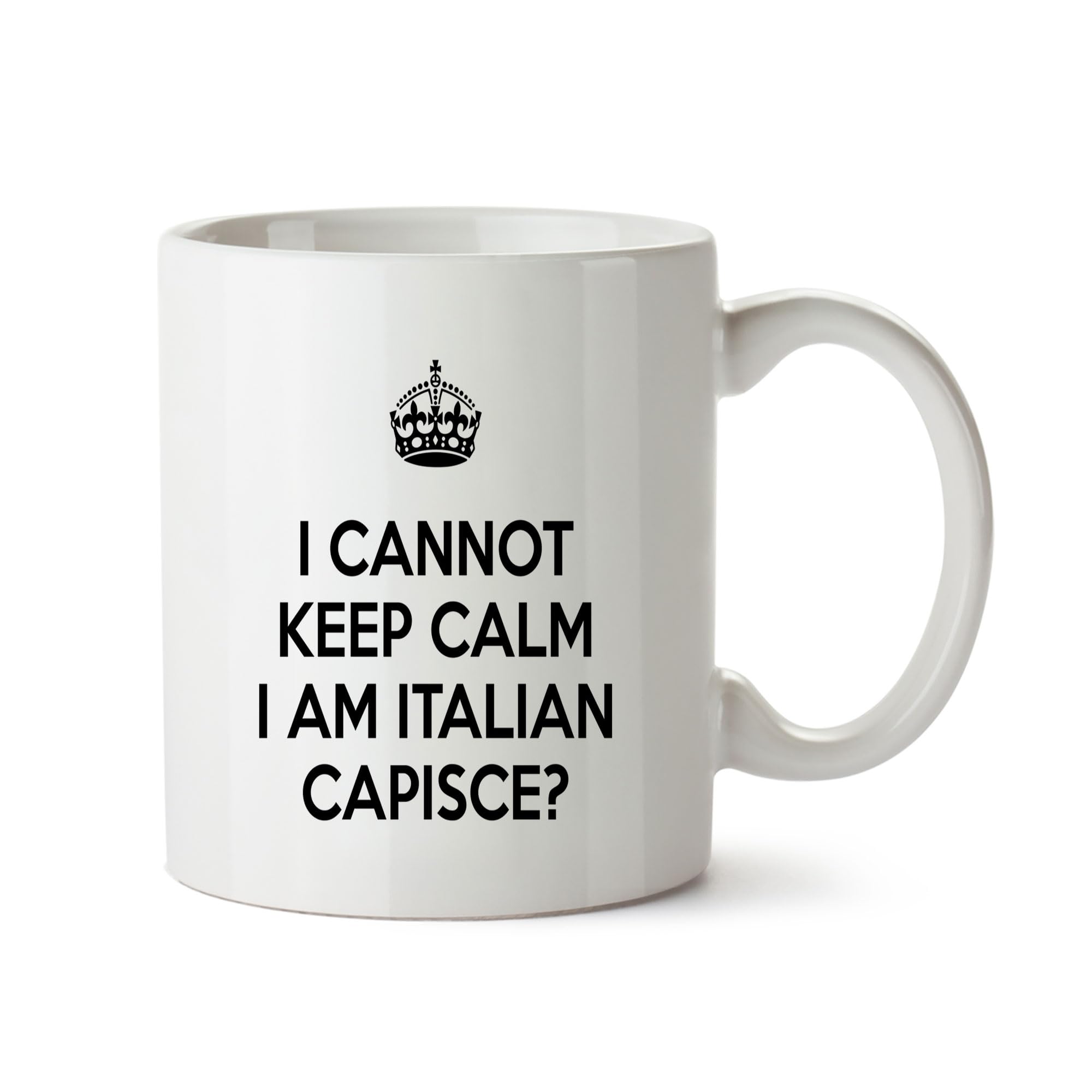 Bang Tidy Clothing Novelty Print Funny Funny Gifts Office Mugs Coffee Mug I Can't Keep Calm I'm Italian