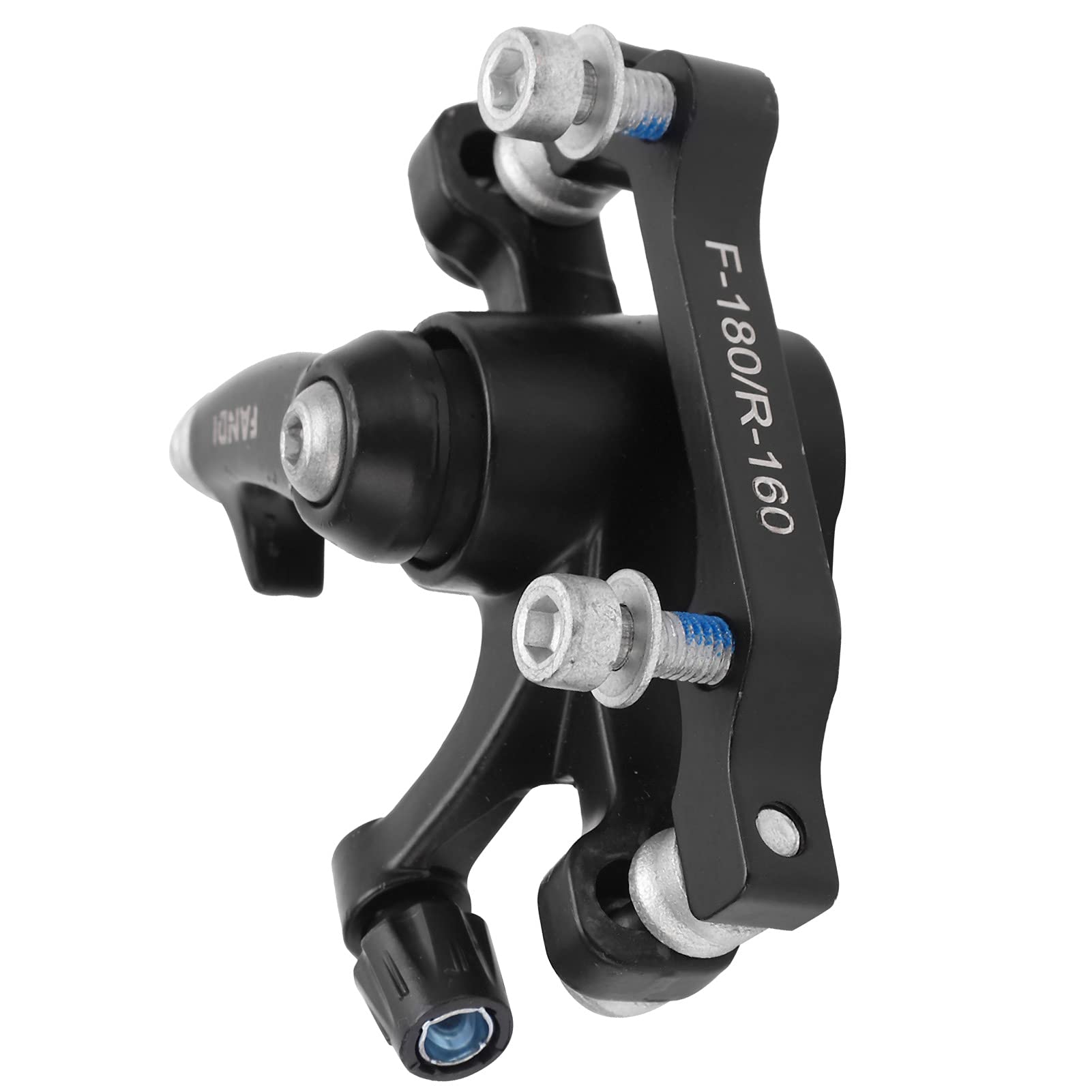 Keenso Disc Brake Caliper, Aluminum Alloy Bicycle Front/Rear Disc Brake Calipers Cycling Accessory for Mountain Bike Road Bike(Rear) Bicycles and Spare Parts