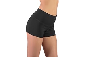 COVALENT ACTIVEWEAR Youth Breathable Shorty-Short & Scrunchy Combo - High Waisted & Super Comfy – Gym, Dance, Yoga, Aerobics, Cheer, Everyday!…