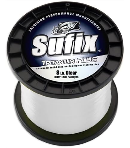 Sufix Tritanium Plus 1/4-Pound Spool Size Fishing Line (Clear, 17-Pound) : Monofilament Fishing Line : Sports & Outdoors