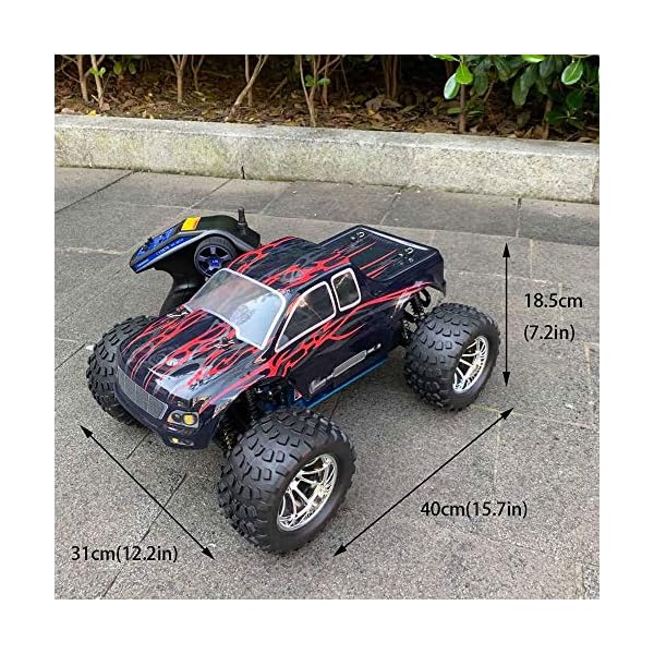 SSBH Super Großraum 1/10 Kraftstoff 4WD Offroad Fahrzeug, 2,4 GHz Fernbedienung Ölbetriebene Hochgeschwindigkeitsdrift… – Bild 7