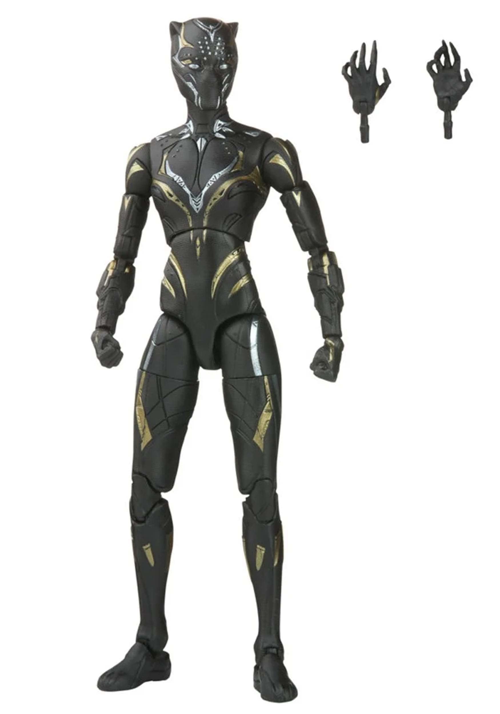 Marvel Legends Series Black Panther Wakanda Forever 6-inch Black Panther Figure with 2 Accessories