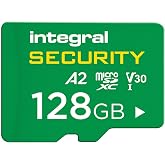 Integral 128GB High Endurance microSD Card for CCTV, Dash Cam & Security Cameras, 4K Video| Up to 24,000 Hours Continuous Rec