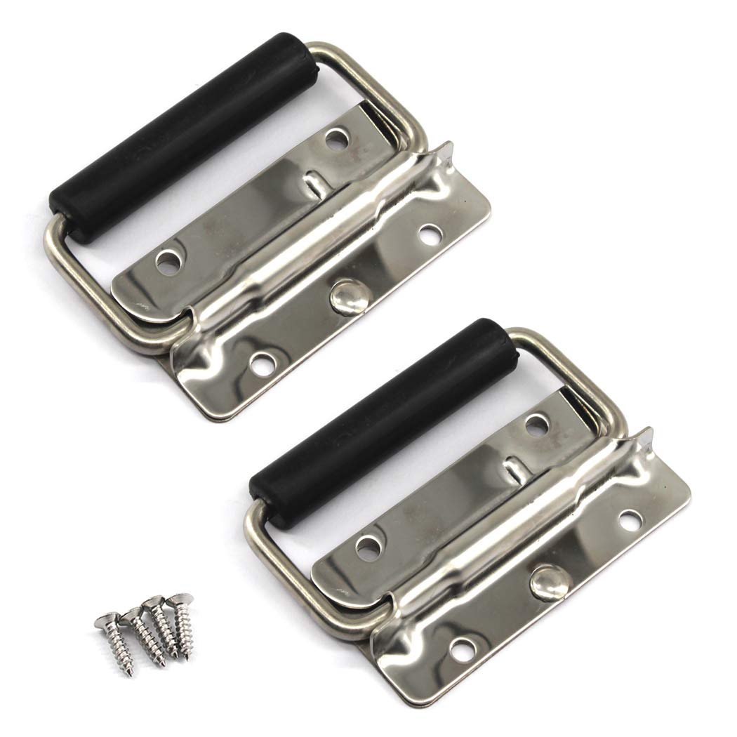 (2 Pieces) Stainless Steel Drop Ring Pull Handle 100mm