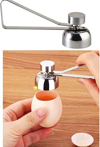 Lovelegis Ouvrir œuf A La Coque Ou Cru Coupe Oeuf Topper Oeuf Coupe Acier Inoxydable Vu A La Tele Idee Cadeau De Noel Et D Anniversaire Amazon Fr Cuisine Maison