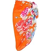 CHIC DIARY Women Swimwear Chiffon Pareo Beach Cover Up Bikini Sarong Swimsuit Wrap Skirts