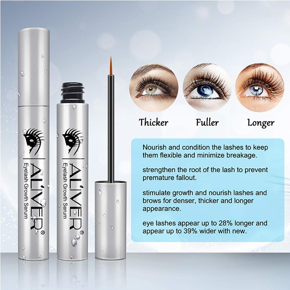 Eyebrow Eyelash Growth Serum -Lash Enhancer Boost Brow Serum for Longer Thicker Fuller Lashes Eyebrows
