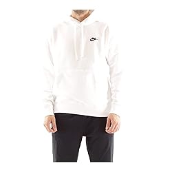 Nike Pull Over Hoodie, White/White/Black, 4X-Large