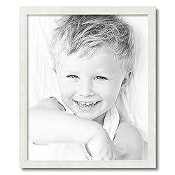 ArtToFrames 20x24 Inch White Picture Frame, This