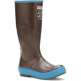 XTRATUF Women's Salmon Sisters 15 In Legacy Boot (25512), Choco/Blue W/ Whale Print, 6