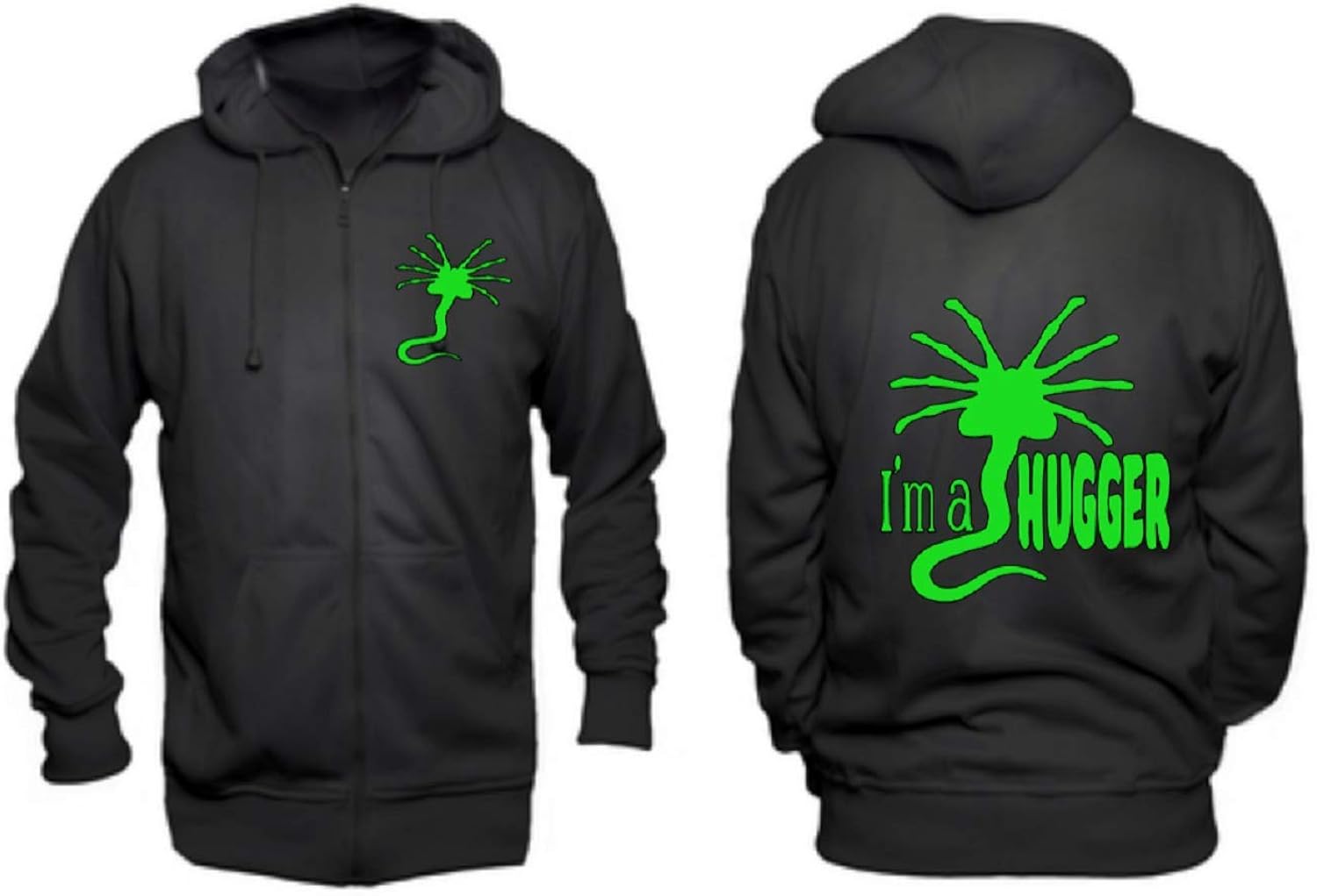 horror zip up hoodies