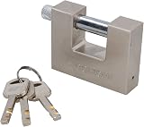 Toolzone Garage Door Lock Defender Bar Up and Over Motorbike Car Stop UK Made view 3