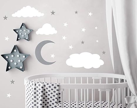 moon wall decor nursery