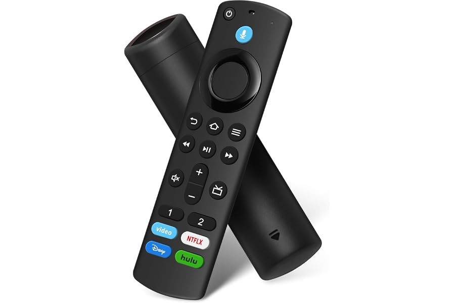 Replacement Fire Stick Remote Fit for Fire Smart TV Cube/FireStick, Fire Smart TV 3rd Gen/Fire Stick Lite/HD/FireStick 4K Max/4K, Fit for All Hisense, TCL, Insignia-Toshiba-Pioneer TV