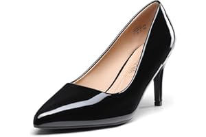 DREAM PAIRS Women's High Stiletto Heels Closed Pointed Toe Dress Pumps Shoes for Wedding Work Office Business, 3 Inches