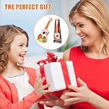 JOAASU Kids Ukulele Toy 41cm 4 Adjustable Strings Cartoon Guitar Toddler Gift view 7