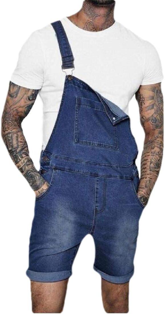 mens straight leg overalls