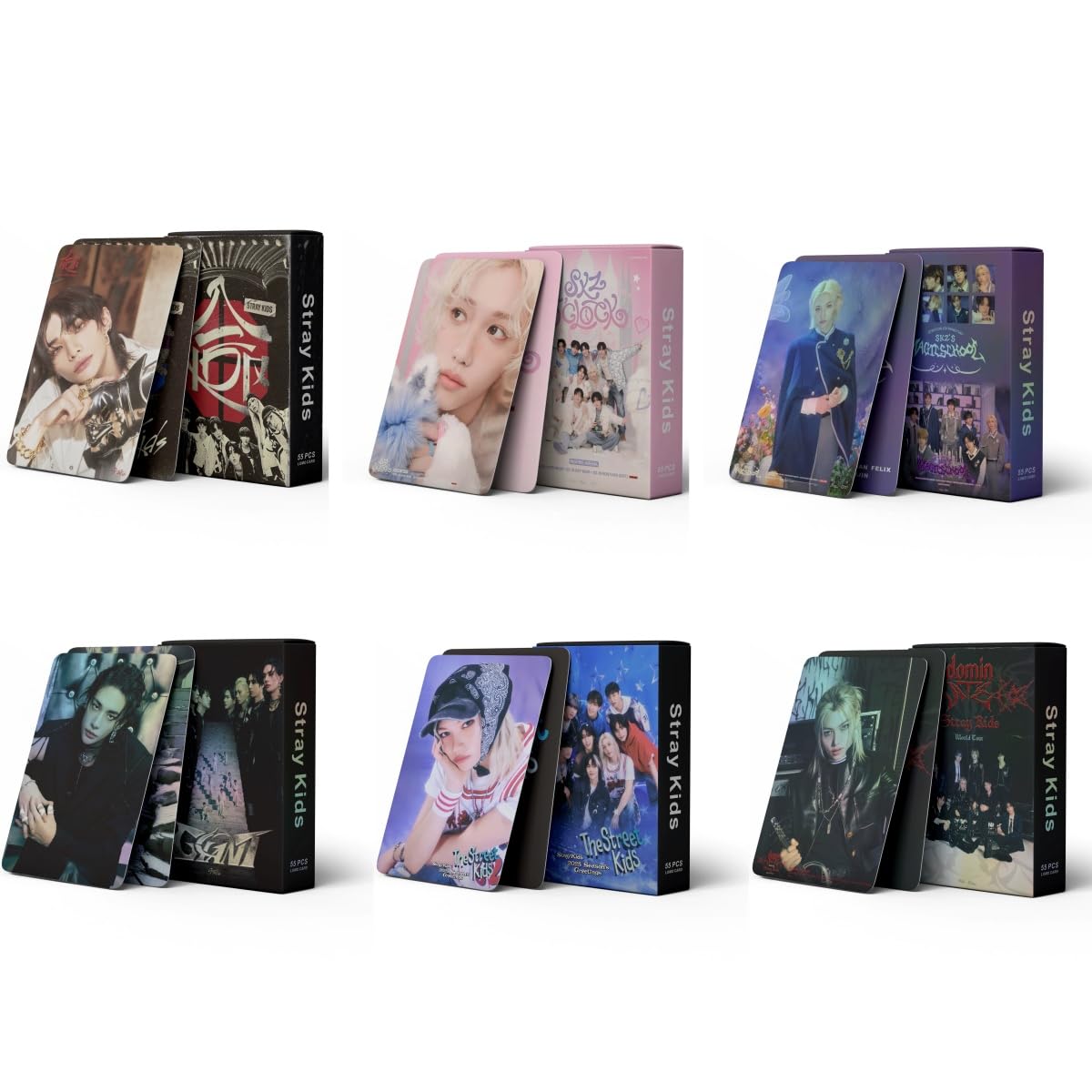 Photo 1 of CAHBNG KPOP 6 PACK/330Pcs Stray Merch Photocards Oddinary Lomo Cards Set STAY SKZ Fans Gift Merchandise