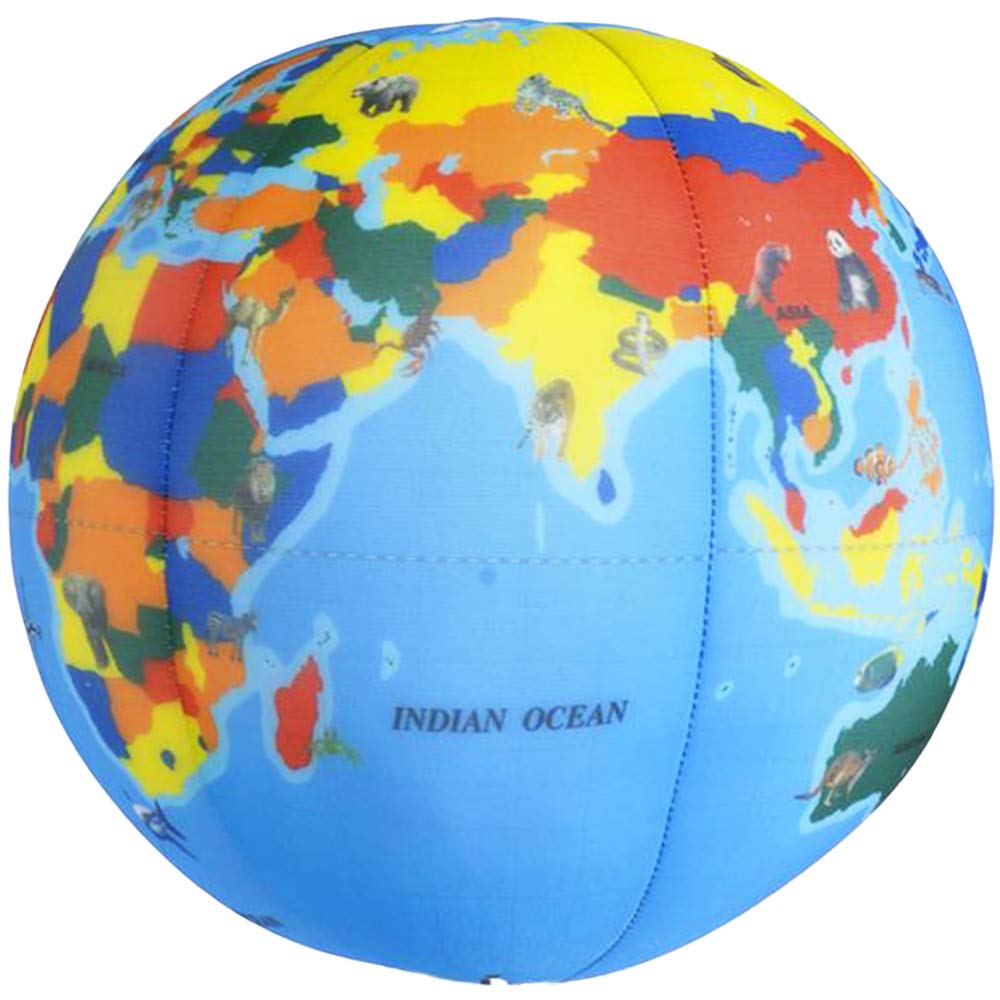 Photo 1 of ArtCreativity Plush World Globe Ball, 1 PC, Soft 7.25 Inch Globe, Fun Educational Tool for Learning Geography, Great Gift Idea, Classroom Decoration, and Preschool Toy