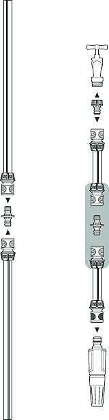 Gardena Rapid Connection Set Tap Adapter 13/15 mm Hose Quick Connect view 4