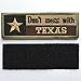 SpaceAuto Don't Mess With Texas State Flag Military Tactical Morale Desert Badge Hook & Loop Embroidery Patch 4.53