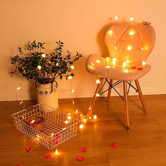 LED Love Light String Ambient Light Room Decoration Peach