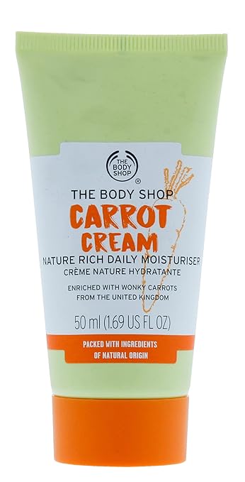 carrot cream moisturiser