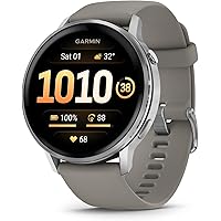 Garmin Venu® 4, 45mm, Advanced Health and Fitness GPS Smartwatch, Bright and Colorful Display, Built-in Flashlight, 12 Days o
